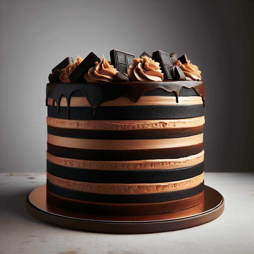 3-Tier Chocolate Peanut Butter Cake