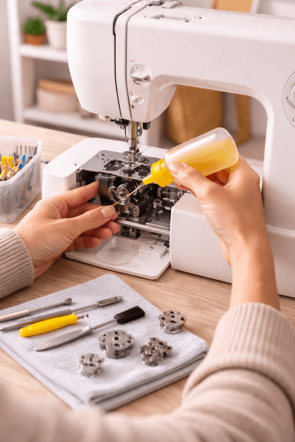 Sewing Machine Deep Clean & Tune-Up